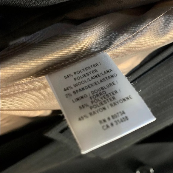 BCBG Max Azria Womens Behati Pinstripe Suit Size 4 - Picture 6 of 11